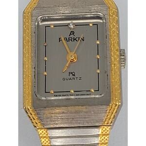 Parkin Square Two Tone Pq Quartz Vintage Ladies Watch
